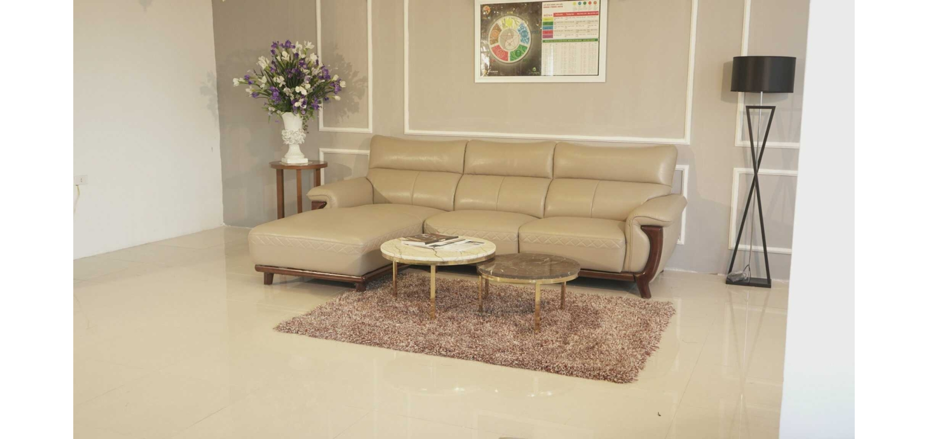 Sofa Da Thật  Volcanic