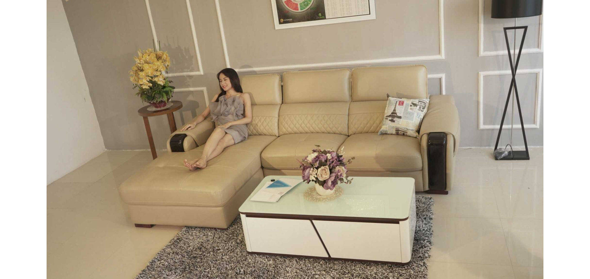 Sofa Da Thật  Cigar